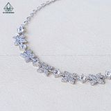  B081 Lắc tay hoa 4 cánh 