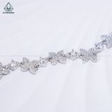  B081 Lắc tay hoa 4 cánh 