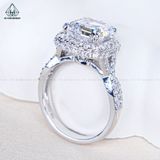  R997 Nhẫn nữ vuông Asscher 