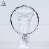  B086 Vòng tay xoắn charm hoa bướm 