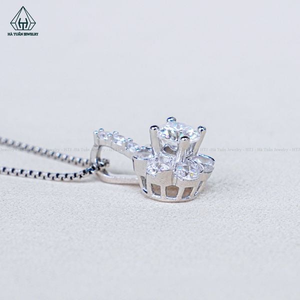  PX301 5.4mm Mặt dây chuyền 6 cánh tròn 