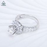  RX640 FULL MOIS 6.3mm Nhẫn nữ hoa 12 cánh 