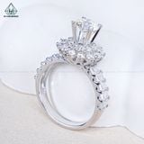  RX640 FULL MOIS 6.3mm Nhẫn nữ hoa 12 cánh 