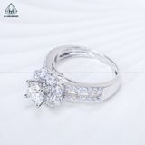  RX637 6mm Nhẫn nữ hoa 8 cánh 