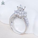  RX641 6mm Nhẫn nữ 6 cánh nhọn 