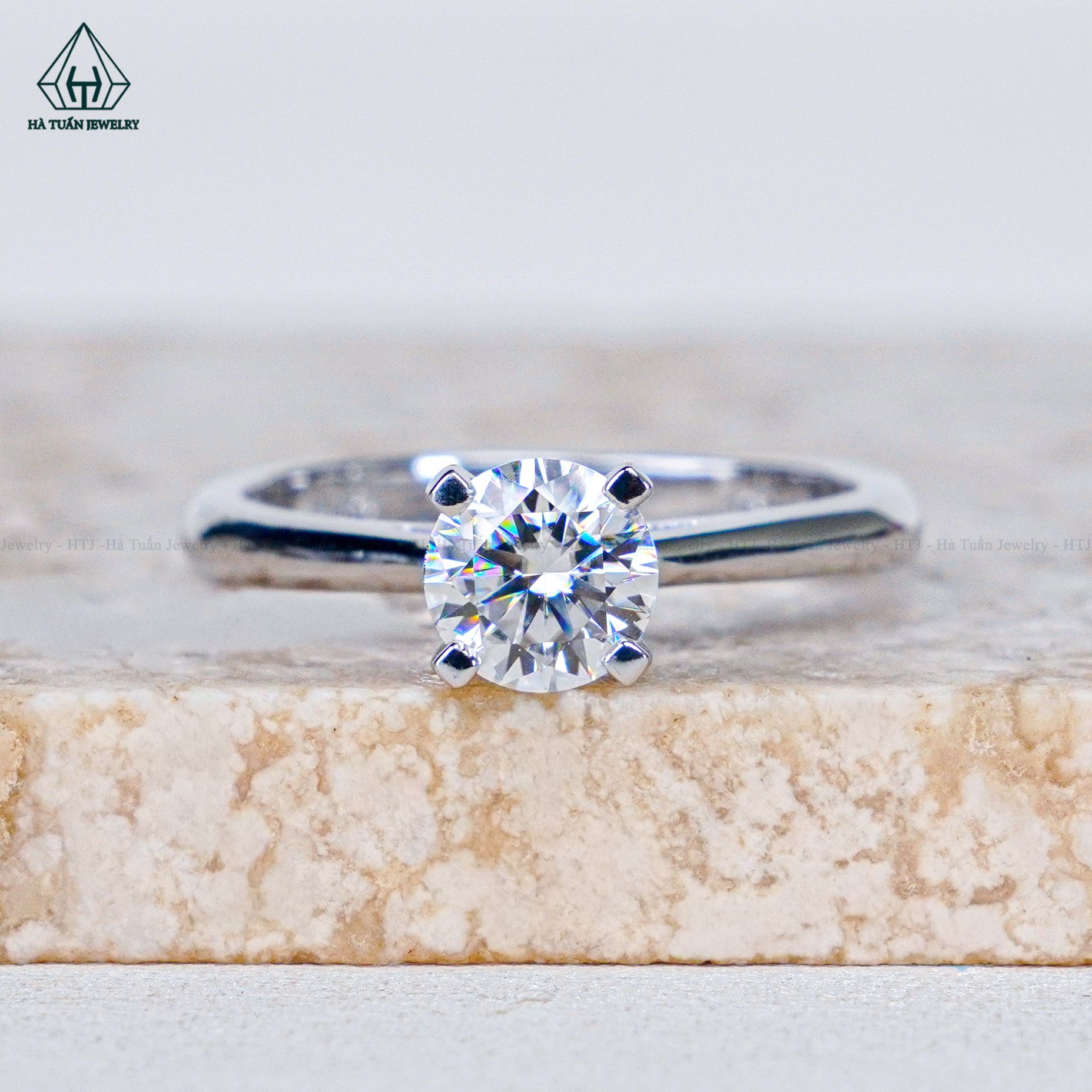  RX638 6mm Nhẫn nữ trơn 