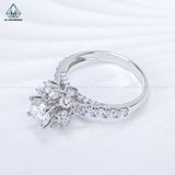  RX636 6mm Nhẫn nữ hoa 8 cánh 