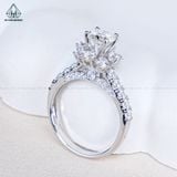  RX636 6mm Nhẫn nữ hoa 8 cánh 