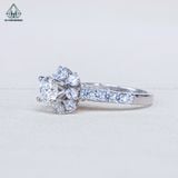  RX636 6mm Nhẫn nữ hoa 8 cánh 