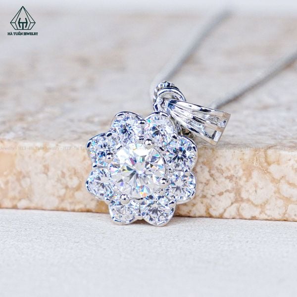  PX298 5.4mm Mặt dây chuyền hoa 