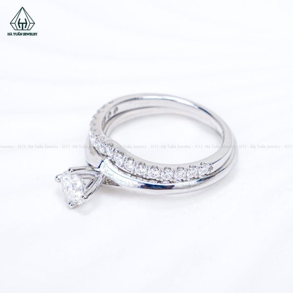  RX724 4.5mm FULL MOIS Nhẫn cặp 