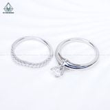  RX724 4.5mm FULL MOIS Nhẫn cặp 