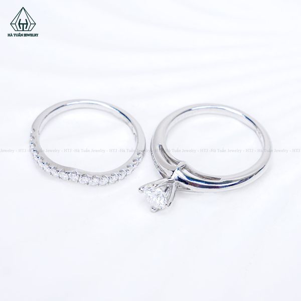  RX724 4.5mm FULL MOIS Nhẫn cặp 