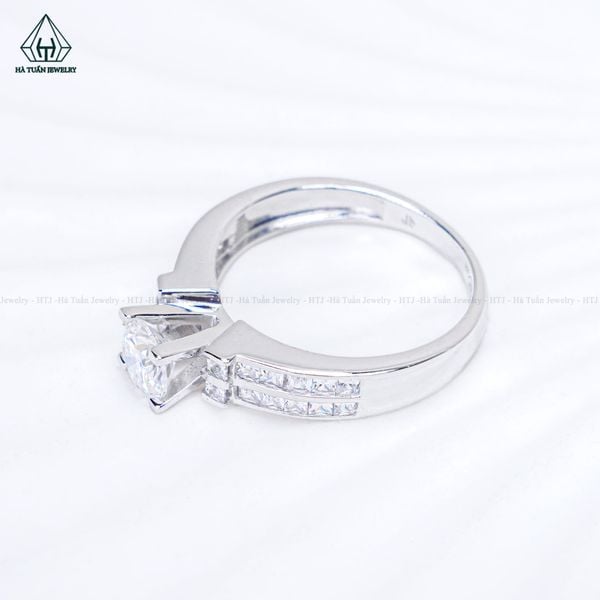  RX725 5.4mm Nhẫn nữ đai đá vuông 