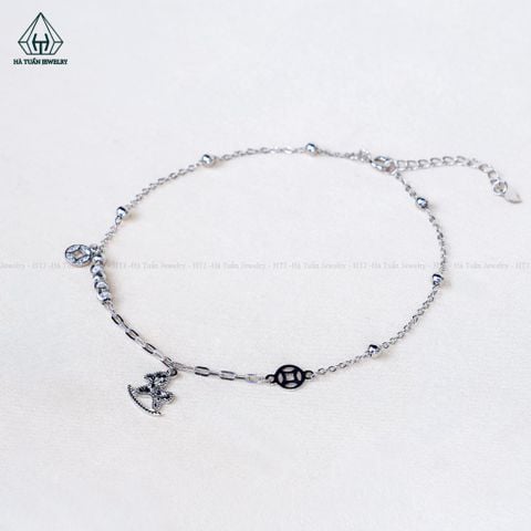 A489 Lắc chân ngựa bập bênh phối đồng tiền