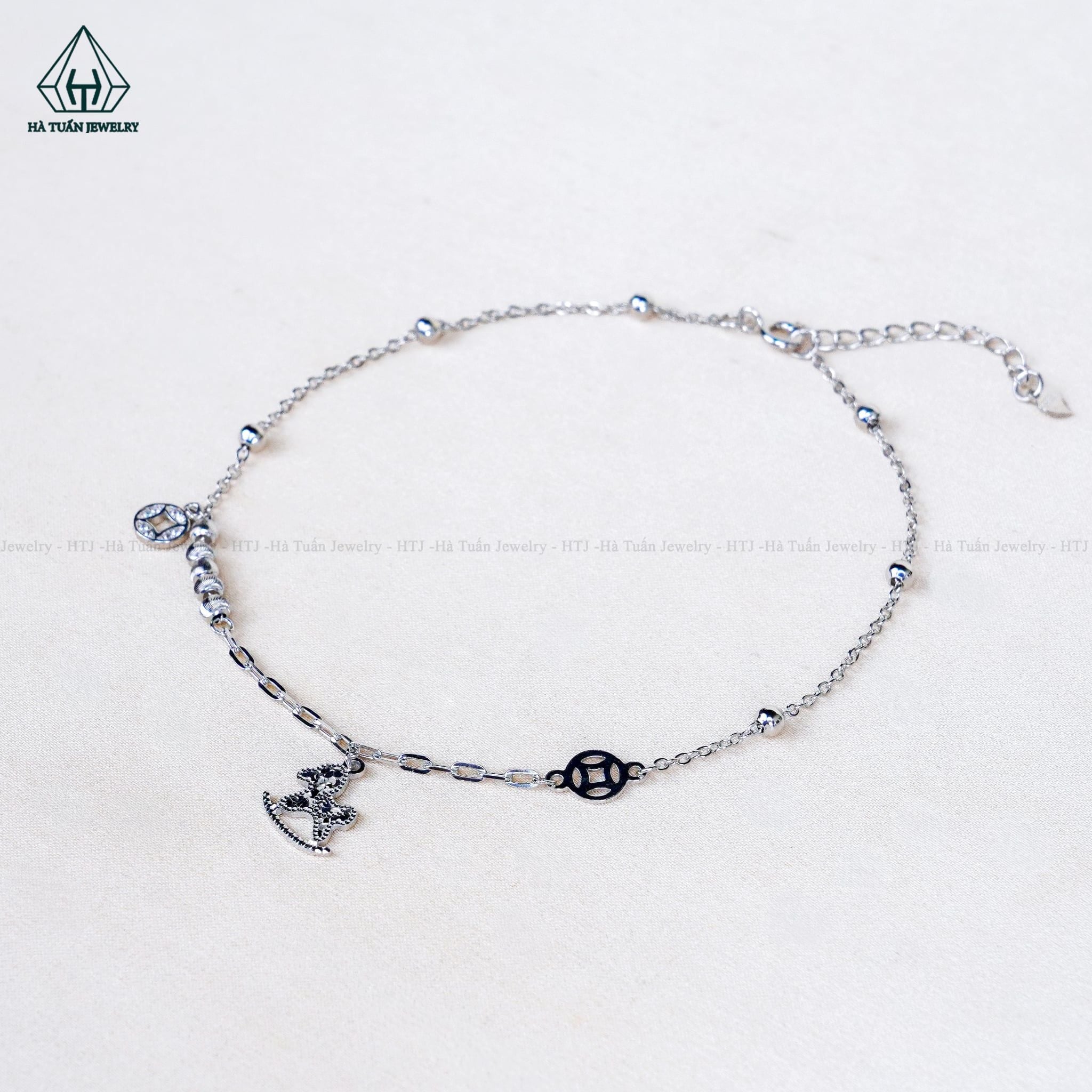  A489 Lắc chân ngựa bập bênh phối đồng tiền 