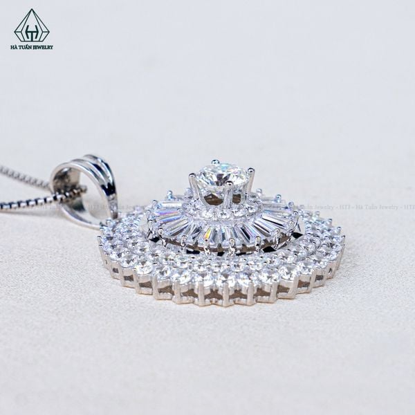  PX303 6.5mm Mặt dây chuyền tròn 