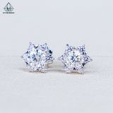  EX555 4.5mm Bông tai 6 cánh 