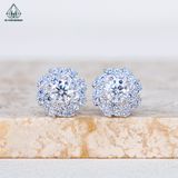  EX547 4mm Bông tai tròn 