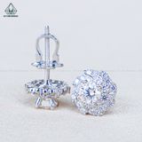  EX547 4mm Bông tai tròn 