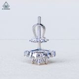  EX551 4.5mm Bông tai vuông 