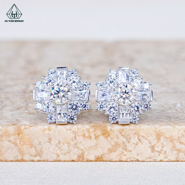  EX541 4.5mm Bông tai 4 chấu 