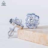  EX549 5mm Bông tai vuông 