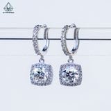  EX554 6.5mm Bông tai khoen vuông 