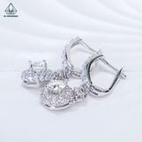  EX542 5mm Bông tai khoen hoa đá 