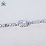  B089 Lắc tay vuông full đá 