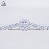  B089 Lắc tay vuông full đá 