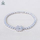  B089 Lắc tay vuông full đá 