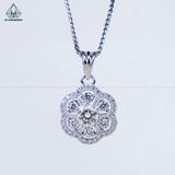  PX310 5mm Mặt dây chuyền hoa đá 