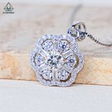  PX310 5mm Mặt dây chuyền hoa đá 