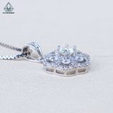  PX310 5mm Mặt dây chuyền hoa đá 