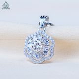  PX310 5mm Mặt dây chuyền hoa đá 