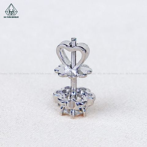 EX658 FULL MOIS 4.5mm Bông tai 6 cánh (Không giấy)