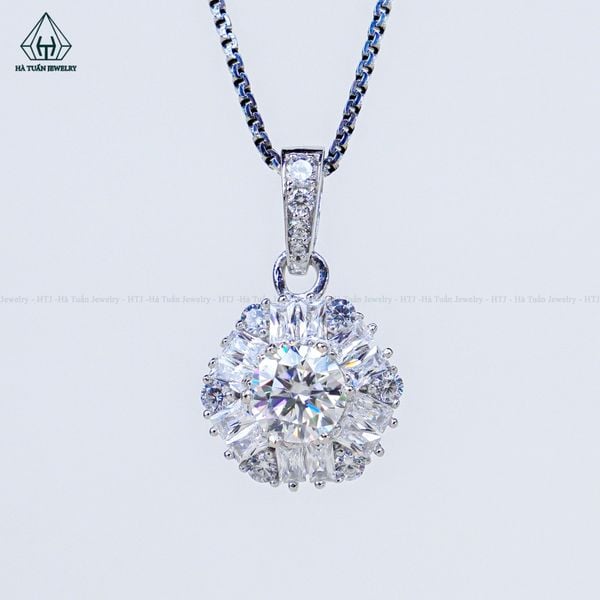  PX312 5.4mm Mặt dây chuyền phối baguette 