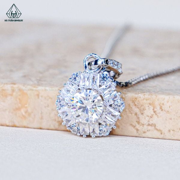  PX312 5.4mm Mặt dây chuyền phối baguette 