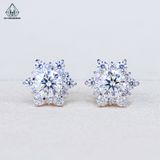  EX482 FULL MOIS 5mm Bông tai hoa 6 cánh nhọn 