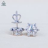  EX482 FULL MOIS 5mm Bông tai hoa 6 cánh nhọn 