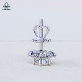  EX482 FULL MOIS 5mm Bông tai hoa 6 cánh nhọn 