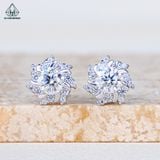  EX556 FULL MOIS 5mm Bông tai xoáy 7 cánh 