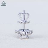  EX556 FULL MOIS 5mm Bông tai xoáy 7 cánh 