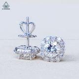  EX361 FULL MOIS 6mm Bông tai viền bát giác 