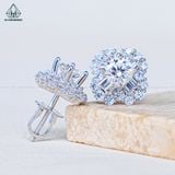  EX531 5.4mm Bông tai hoa 4 cánh 