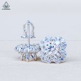  EX531 5.4mm Bông tai hoa 4 cánh 