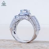  RMX075 7mm Nhẫn nam viền baguette 