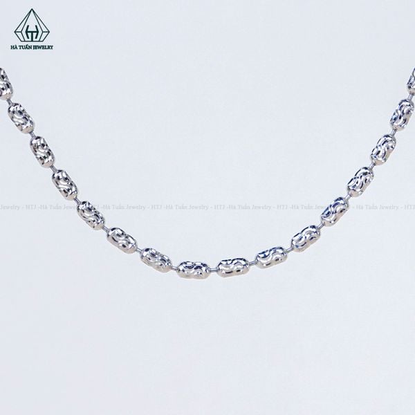  NCX074 2mm Dây chuyền bi cà na 