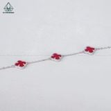  B866 Lắc tay Van đá mã não đỏ 